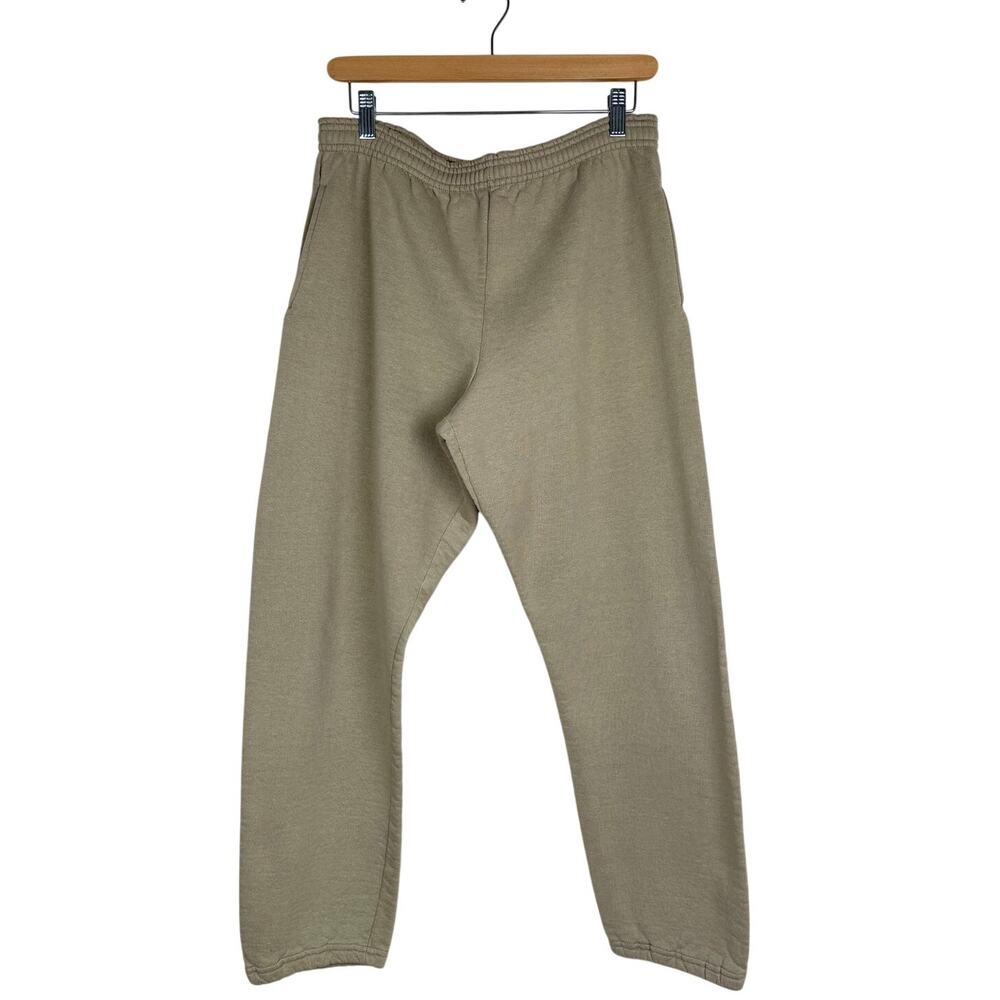 Vintage Russell Athletic Sweatpants USA Made Beige Tan 90s Fleece Mens M Unisex